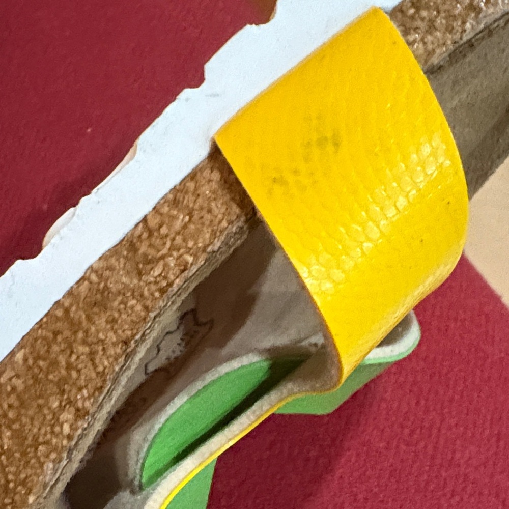 Birkenstock Women Sandals - Vibrant Yellow and Green - Picture 5 of 8